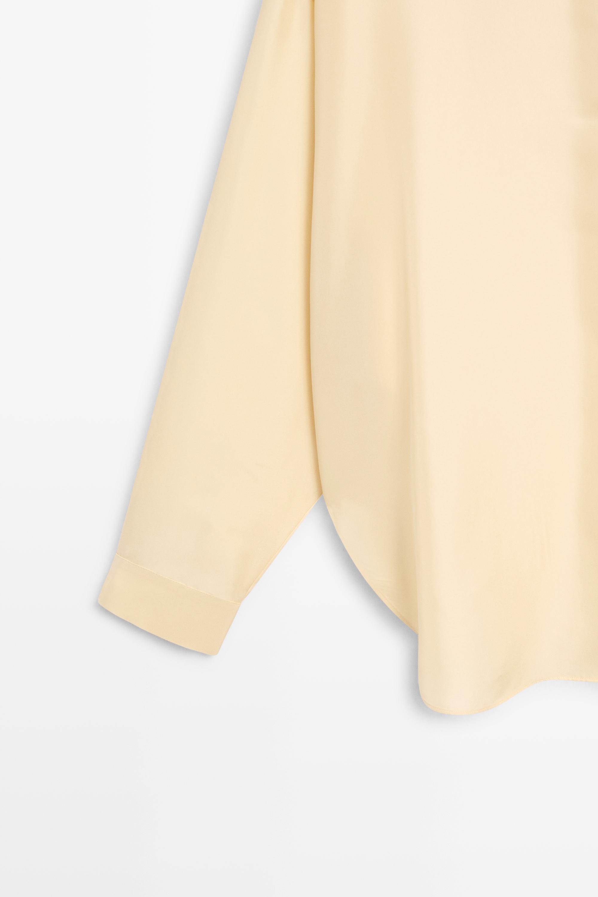 Flowing 100% silk shirt